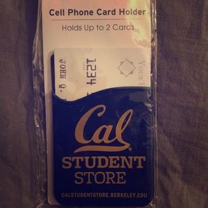 Cell phone card holder